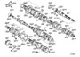 Diagram TRANSMISSION GEAR (MTM) for your 1987 TOYOTA MR2 T-BAR ROOF, GT