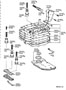 Diagram VALVE BODY & OIL STRAINER (ATM) for your 1987 TOYOTA COROLLA