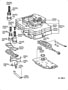 Diagram VALVE BODY & OIL STRAINER (ATM) for your 1987 TOYOTA COROLLA