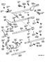 Diagram GEAR SHIFT FORK & LEVER SHAFT (MTM) for your 1987 TOYOTA