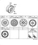DISC WHEEL & WHEEL CAP Diagram