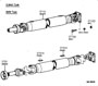 Diagram PROPELLER SHAFT & UNIVERSAL JOINT for your 1994 TOYOTA COROLLA