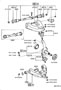 Diagram FRONT AXLE ARM & STEERING KNUCKLE for your TOYOTA