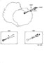 Diagram SPEEDOMETER DRIVEN GEAR (MTM) for your 1978 TOYOTA COROLLA