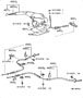 Image of KNOB, PARKING BRAKE. KNOB, RELEASE. image for your 1997 TOYOTA LAND CRUISER