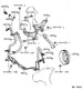 Diagram POWER STEERING TUBE for your 1986 TOYOTA 4RUNNER LOW DECK,PICKUP, STANDARD