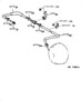 Diagram BRAKE BOOSTER & VACUUM TUBE for your 1984 TOYOTA