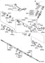 Diagram FRONT STEERING GEAR & LINK for your 2025 TOYOTA CAMRY