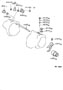 Diagram TRANSFER LEVER & SHIFT ROD for your 2014 TOYOTA TACOMA Base Extended Cab Pickup Fleetside 2.7L RWD