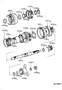 Diagram PLANETARY GEAR, REVERSE PISTON & COUNTER GEAR(ATM) for your 1983 TOYOTA COROLLA COUPE, 2-DOOR, DX