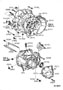 Diagram CLUTCH HOUSING & TRANSMISSION CASE (MTM) for your 2017 TOYOTA PRIUS