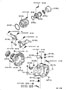 Diagram TRANSFER CASE & EXTENSION HOUSING for your 1985 TOYOTA VAN VAN, STANDARD 2000CC EFI, MANUAL , 5-SPEED