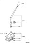 Diagram SHIFT LEVER & RETAINER for your 2014 TOYOTA VENZA LE 3.5L  AWD