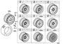 Diagram DISC WHEEL & WHEEL CAP for your TOYOTA COROLLA