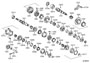 Image of KEY, SYNCHROMESH SHI. image for your 2008 TOYOTA TUNDRA