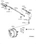 Diagram BRAKE BOOSTER & VACUUM TUBE for your 2008 TOYOTA