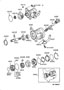 Diagram VANE PUMP & RESERVOIR (POWER STEERING) for your 2003 TOYOTA CELICA