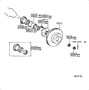 Diagram FRONT AXLE HUB for your 2011 TOYOTA COROLLA