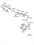 Image of Hose, Brake. Hose, Check Valve TO. image for your 2004 TOYOTA