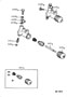 Diagram CLUTCH RELEASE CYLINDER for your 1994 TOYOTA CAMRY
