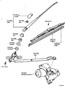 Diagram REAR WIPER for your 2004 TOYOTA HIGHLANDER