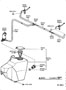 Diagram WINDSHIELD WASHER for your 1987 TOYOTA LAND CRUISER