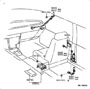 Diagram PASSIVE BELT SYSTEM for your 1987 TOYOTA CAMRY