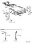 Diagram RADIO RECEIVER & AMPLIFIER & CONDENSER for your 2007 TOYOTA RAV 4