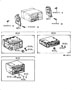 Diagram RADIO RECEIVER & AMPLIFIER & CONDENSER for your 2003 TOYOTA HIGHLANDER