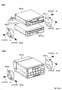 Image of Bracket, Radio RECEI. Radio mount Bracket. image for your 2023 TOYOTA HIGHLANDER