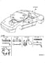 Image of CLAMP, CASE. image for your 1994 TOYOTA T100 SR-5