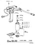 Diagram FUEL INJECTION SYSTEM for your 1987 TOYOTA CAMRY WAGON, LE 2000CC 16-VALVE DOHC EFI, AUTOMATIC  4-SPEED