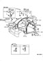 Diagram INSIDE TRIM BOARD for your TOYOTA T100