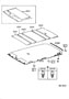 ROOF HEADLINING & SILENCER PAD Diagram