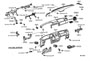 Diagram INSTRUMENT PANEL & GLOVE COMPARTMENT for your 2003 TOYOTA HIGHLANDER