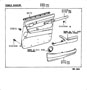 Diagram FRONT DOOR PANEL & GLASS for your 2023 TOYOTA RAV4