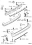 Diagram REAR BUMPER & BUMPER STAY for your TOYOTA