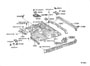 Diagram FRONT FLOOR PANEL & FRONT FLOOR MEMBER for your 2003 TOYOTA SIENNA
