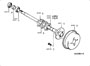 Image of Retainer, Axle BE. Wheel bearing Retainer. (Rear) image for your 2015 TOYOTA 4RUNNER