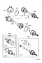 Diagram REAR AXLE SHAFT & HUB for your 2023 TOYOTA TACOMA TRD Off-Road Extended Cab Pickup Fleetside 3.5L M/T RWD