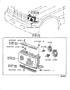 Image of Molding. Rim, Headlight. (Left, Lower). Part is included in. image for your 2004 TOYOTA TUNDRA