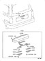 REAR LICENSE PLATE LAMP Diagram