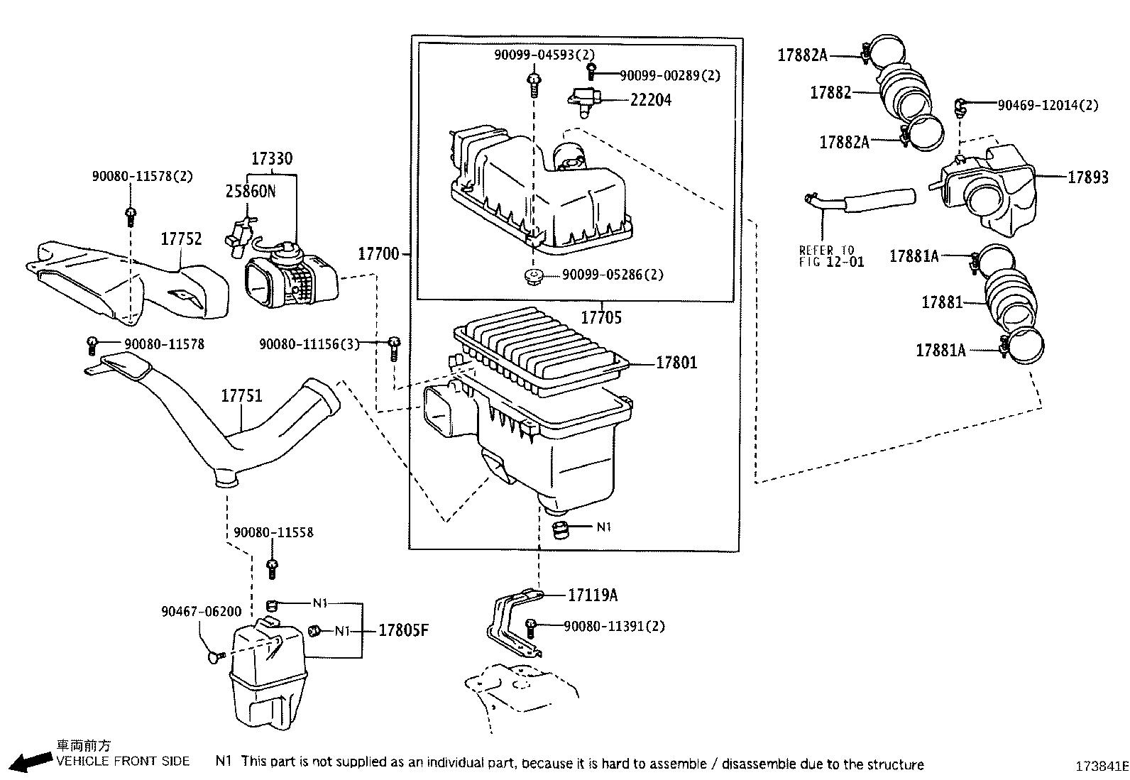 2004-lexus-rx-330-mass-air-flow-sensor-intake-air-flow-2220422010