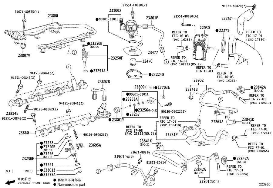 2320939325 - Lexus Fuel Injector | Rallye Lexus, Glen Cove NY