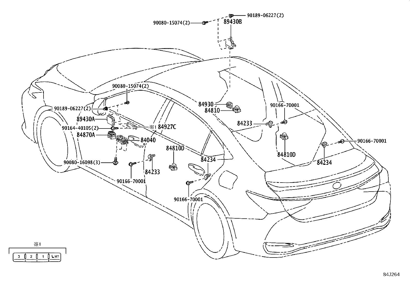 2022 Lexus Es 350 Base Vin Starts With 5 Fusible Link Fusible Link Instrument Panel Fusible 