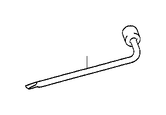 View 09150AH010 Wheel Lug Wrench Full-Sized Product Image