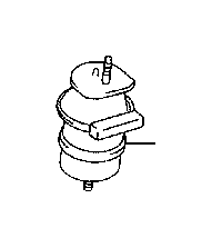 View 1236150170 Engine Mount (Front) Full-Sized Product Image