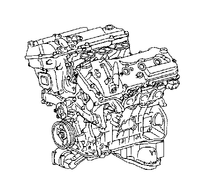 View 1900031D70 Engine Complete Full-Sized Product Image