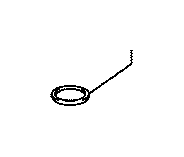 View 9008043025 GASKET(FOR OIL FILLER CAP) Full-Sized Product Image