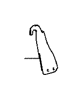 View 1228131121 HANGER,  ENGINE,  NO. 1 Full-Sized Product Image